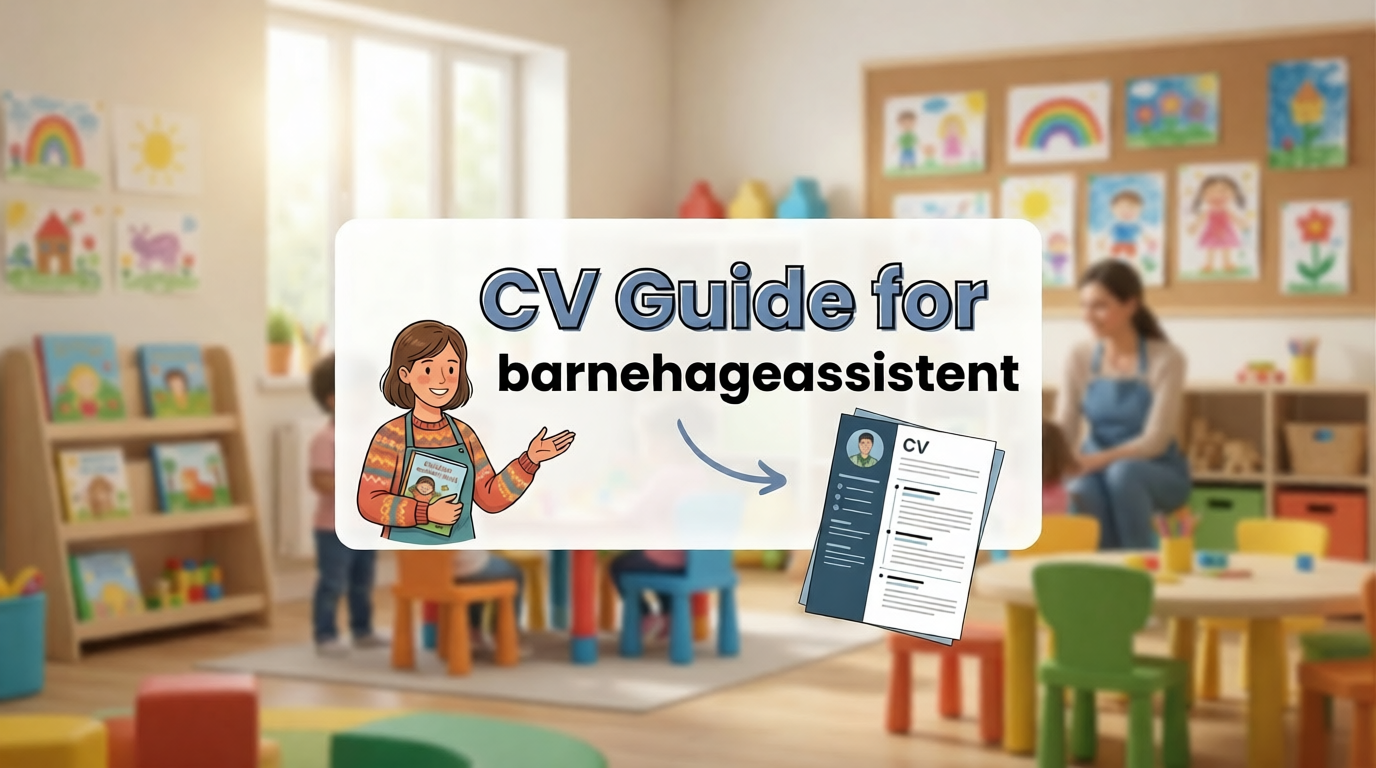 Slik skriver du en enkel CV for jobben som barnehageassistent
