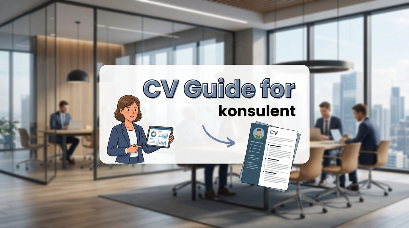 CV Guide for Konsulent
